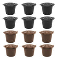 Reusable Coffee Capsule Pods for Nespresso Machines, Pack of 6 - Black - view 3