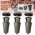 Reusable Coffee Filters for Keurig Brewers, 43 ml, Pack of 3