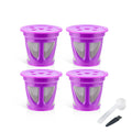 Reusable Coffee Pods for Keurig K-Cup Machines - Purple, Pack of 4