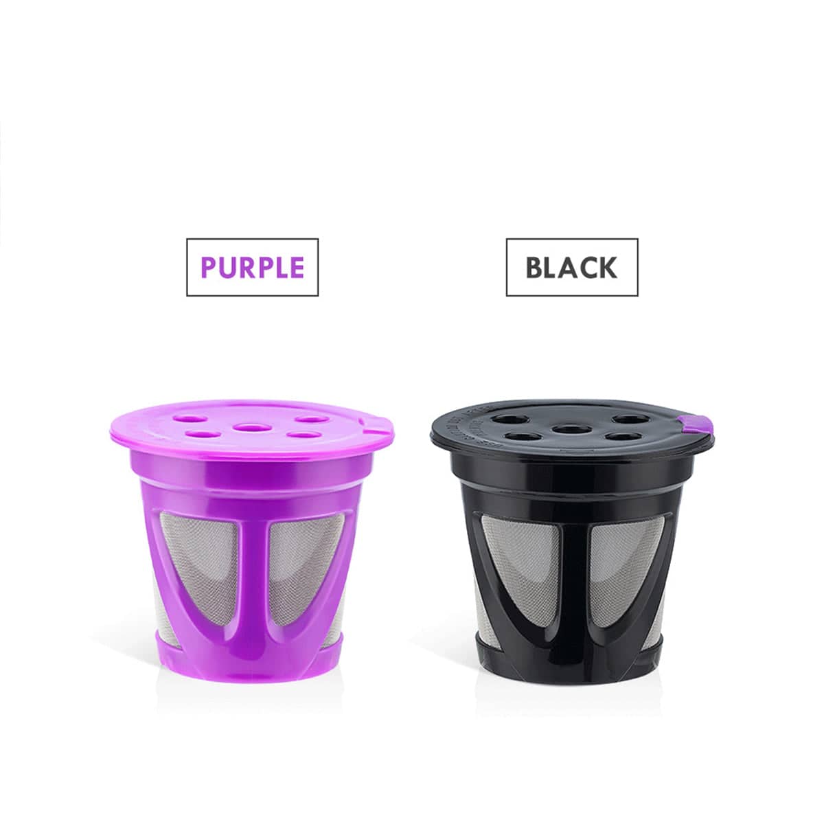 Reusable Coffee Pods for Keurig K-Cup Machines - Purple, Pack of 4 - view 3