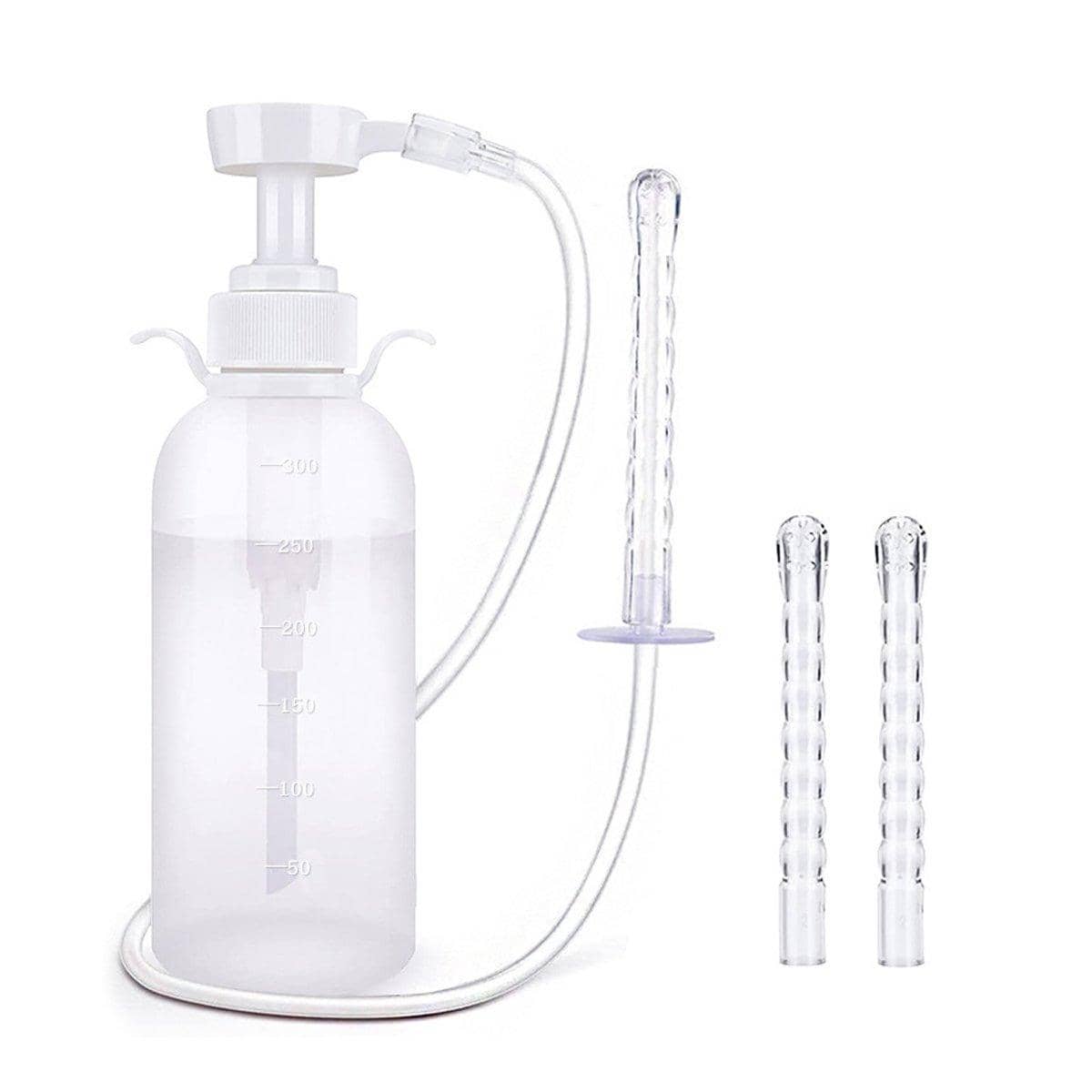 Reusable Douche Enema Kit 300ml with Pump and Flexible Tube - view 2