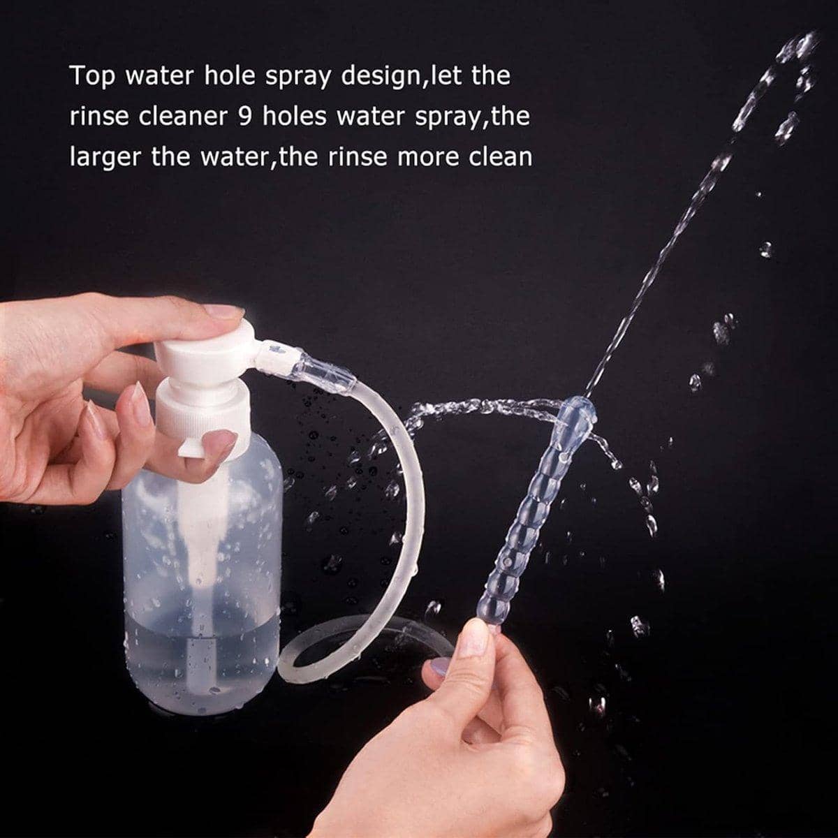 Reusable Douche Enema Kit 300ml with Pump and Flexible Tube - view 5