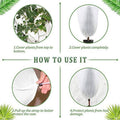 Reusable Drawstring Plant Frost Cover - 60 x 80 cm - view 4