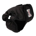 Reusable Female Dog Nappy Belly Band - Black, L (Waist 36-54 cm)