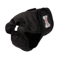 Reusable Female Dog Nappy Belly Band - Black, M (Waist 28-40 cm)