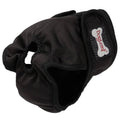 Reusable Female Dog Nappy Belly Band - Black, XL (Waist 44-66 cm)