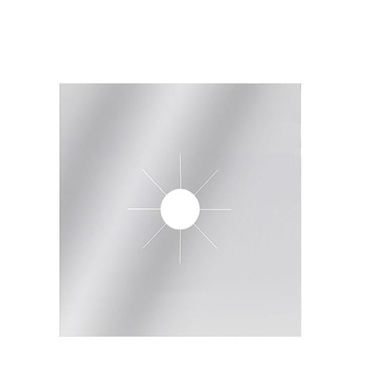 Reusable Gas Hob Protector Liners, Non-Stick, Pack of 4 - Silver