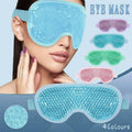 Reusable Gel Bead Cooling Eye Mask, Hot and Cold - Green - view 2