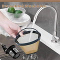 Reusable Gold Coffee Filter Basket with Two Capsule Cups, Stainless Steel - view 4