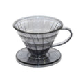 Reusable Hand Drip Coffee Filter Cup - Grey
