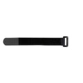 Reusable Hook and Loop Cable Ties, 20 x 200 mm - Black, Pack of 10
