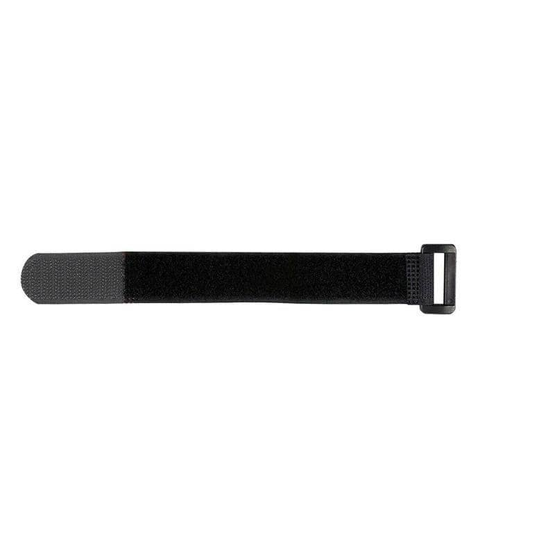Reusable Hook and Loop Cable Ties, 20 x 300 mm - Black, Pack of 50