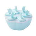 Reusable Ice Block Popsicle Moulds, Pack of 6 - Blue