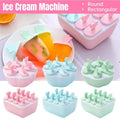 Reusable Ice Block Popsicle Moulds, Pack of 6 - Blue - view 2
