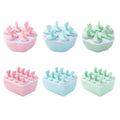 Reusable Ice Block Popsicle Moulds, Pack of 6 - Blue - view 3