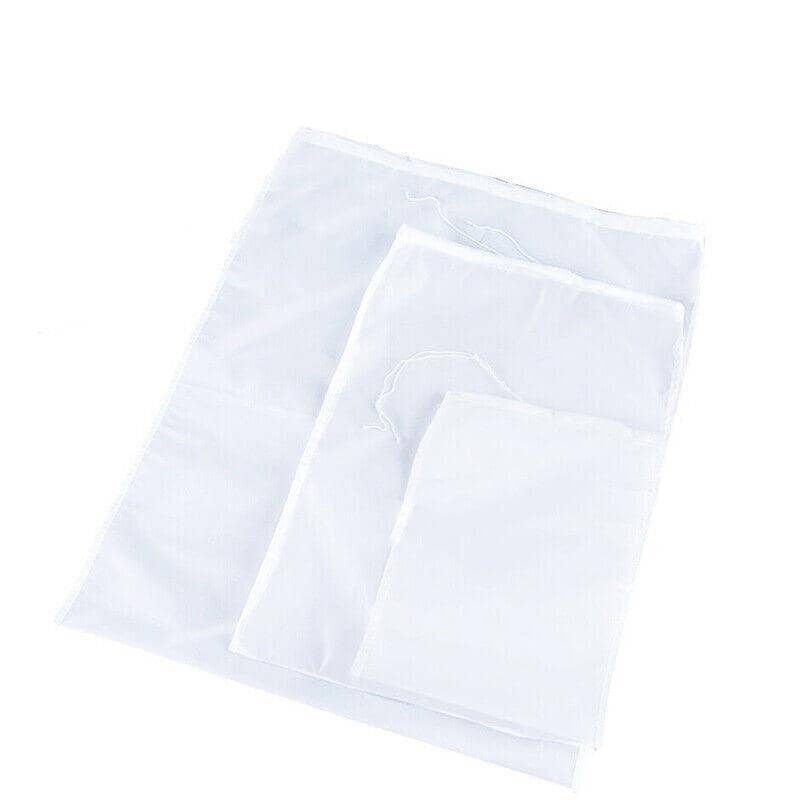 Reusable Nylon Mesh Food Strainer Bag for Nut Milk and Coffee - Large (45 x 60 cm), Pack of 5 - view 3