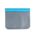 Reusable PEVA Food Storage Bags, 26 x 20 cm, Pack of 10 - Blue