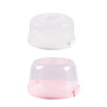 Reusable Plastic Cupcake Carrier Box with Handle - Pink, 8 Inch (32 cm Base) - view 3