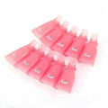 Reusable Plastic Nail Soak off Clips for UV Gel Polish Removal, Pack of 10 - Light Pink