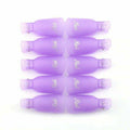 Reusable Plastic Nail Soak off Clips for UV Gel Polish Removal, Pack of 10 - Magenta - view 4