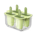 Reusable Popsicle Ice Cream Mould Set, Makes 4 - Green