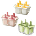 Reusable Popsicle Ice Cream Mould Set, Makes 4 - Green - view 3