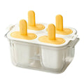 Reusable Popsicle Ice Cream Mould Set, Makes 4 - White