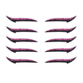 Reusable Self-Adhesive Eyeliner Stickers - Purple, Pack of 10