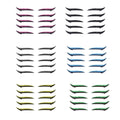 Reusable Self-Adhesive Eyeliner Stickers - Purple, Pack of 10 - view 3