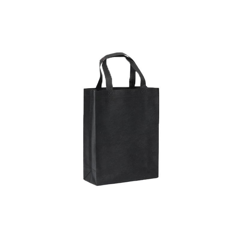 Reusable Shopping Bags Black, Pack of 100 - 41 x 35 x 12 cm