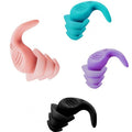 Reusable Silicone Ear Plugs, Noise Cancelling, Pack of 2 - Black - view 3