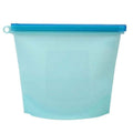 Reusable Silicone Food Storage Bags, 1000ml - Blue, Pack of 2