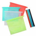Reusable Silicone Food Storage Bags, 1000ml - Blue, Pack of 2 - view 3