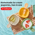 Reusable Silicone Ice Cream and Popsicle Mould - White - view 2