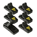 Reusable Snap Rat Trap Automatic Mouse Catcher, Pack of 6 - Small (11.2 x 4.8 x 5.6 cm)