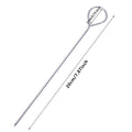 Reusable Stainless Steel BBQ Skewers, 20 cm - Pack of 12 - view 3