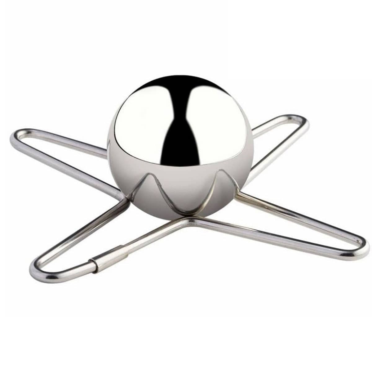 Reusable Stainless Steel Ice Ball Drink Chiller - 4 Forks