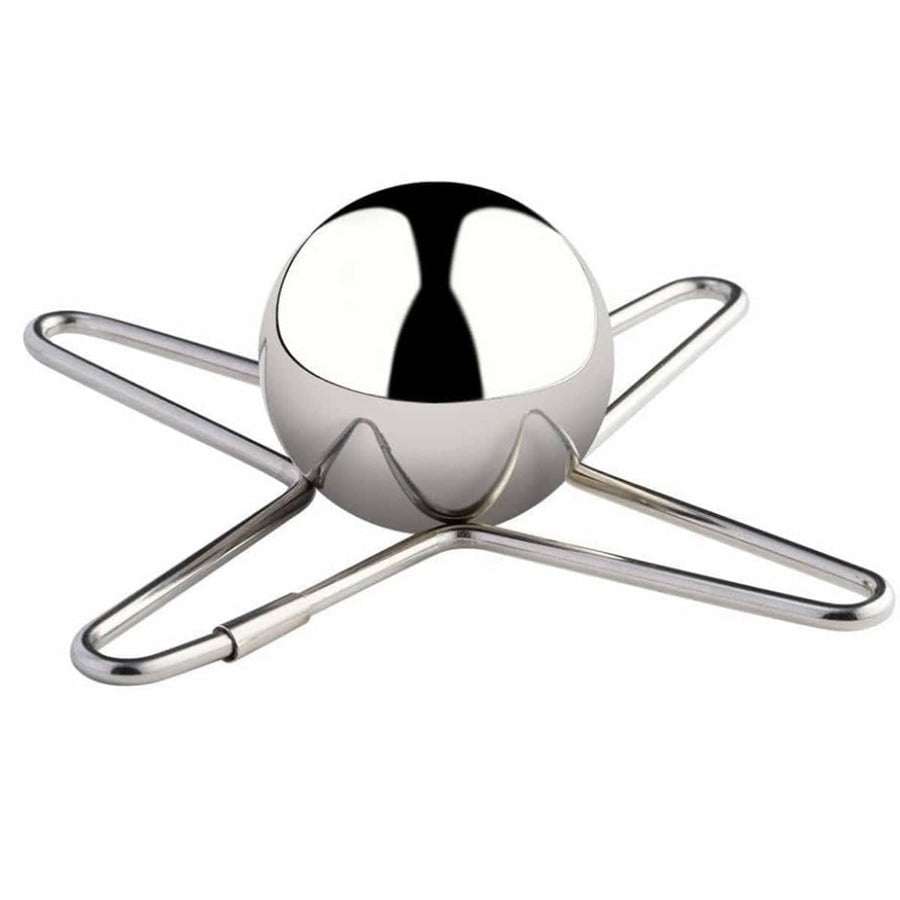 Reusable Stainless Steel Ice Ball Drink Chiller - 4 Forks