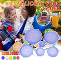 Reusable Stretch Silicone Food Covers, Set of 6 - Pink - view 2