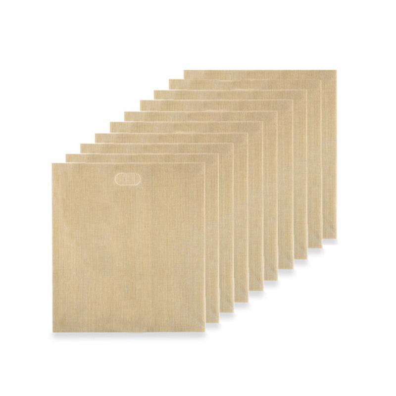 Reusable Toaster Bags for Sandwiches, 16 x 16.5 cm - Pack of 10