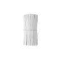 Reusable Twist Ties with Metal Wire Core, Pack of 50 - 15 cm, White