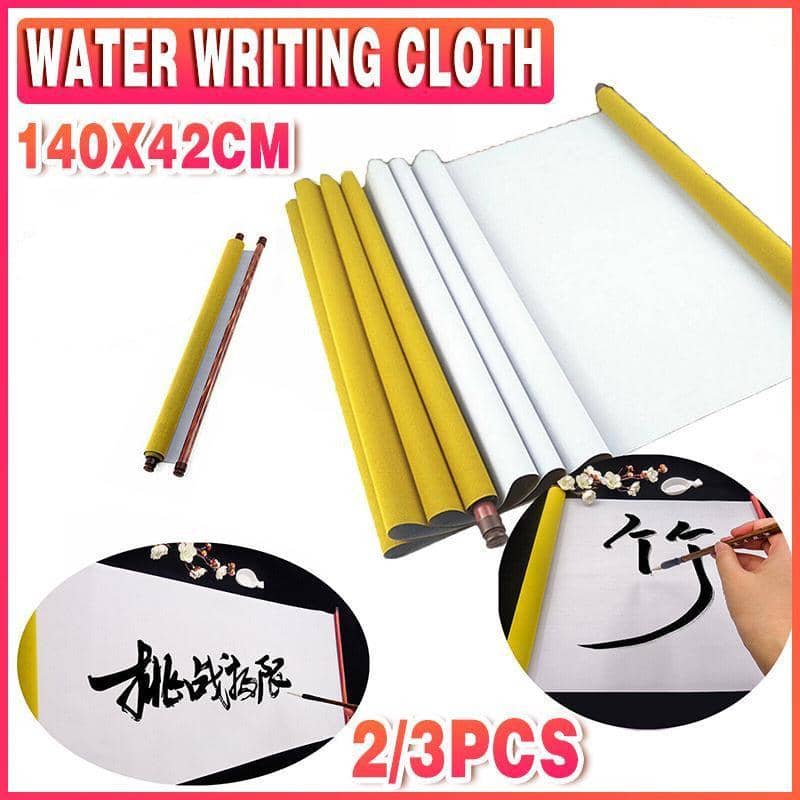 Reusable Water Writing Cloth for Calligraphy Practice, 140 x 42 cm - Pack of 2 - view 2