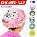 Reusable Waterproof Shower Cap for Women and Girls, 26 cm - Panda Design - view 2