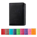 RFID Blocking Faux Leather Passport Holder Travel Wallet - Deep Pink - view 3