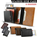 RFID Blocking Pop-Up Card Holder Wallet for Men - Navy Blue - view 2