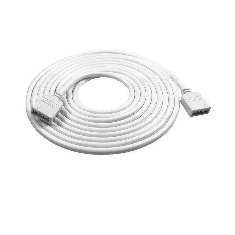 RGB LED Strip Extension Cable, White - 10 m