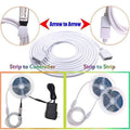 RGB LED Strip Extension Cable, White - 10 m - view 4
