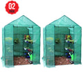 Greenlife Garden Bed Eucalypt Green With Drop Over Greenhouse 120 x 90 x 30 cm - SuperSaverAU - view 1