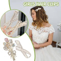 Rhinestone Crystal Hair Clip for Women - Flower Bouquet Design - view 2