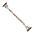 Rhinestone Stainless Steel Watch Band for Apple Watch - Gold
